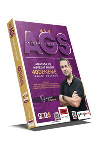 MEB-AGS ANAYASA MEV.BİLG.40 DENEME -2026