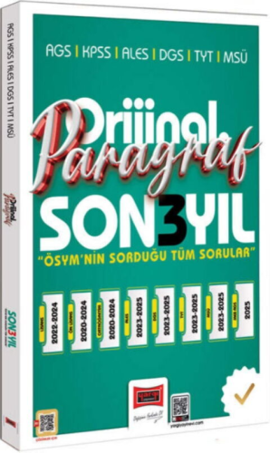 KPSS KLAS ORJ.PARAGRAF SON 3 YIL ÇIKMIŞ -SB- 2026