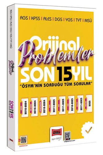 2026 KPSS AGS ALES DGS TYT MSÜ Orijinal Problemler