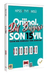 KPSS TYT MSÜ Orijinal Dil Bilgisi 15Y ÇS-2026