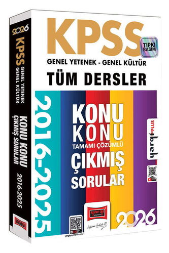 KPSS GK-GY Tüm Dersler Son 10 Yıl ÇS-2026