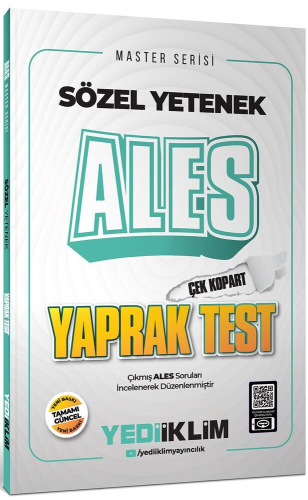 ALES SÖZEL YETENEK ÇEK KOPZART -YT- 2025-26