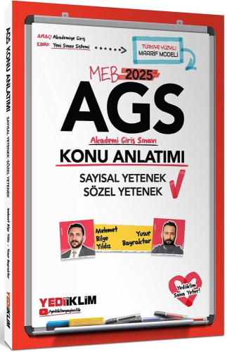 MEB AGS Sözel Yetenek-Sayısal Yetenek Konu Anlatım