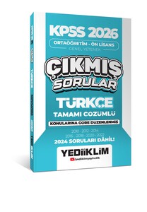 KPSS ÖNLİSANS TÜRKÇE ÇIKMIŞ SORULAR-2026