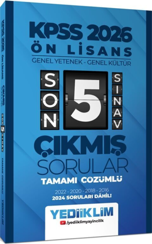 KPSS GYGK ÖLİSANS 5 YIL ÇIKMIŞ SORU-2026