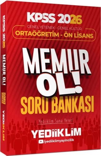  KPSS ORTAÖĞR.ÖNLİSANS MEMUR OL SORU-2026