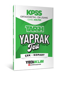 KPSS ÖNLİSANS GK TARİH Ç.K.Y.TEST-2026