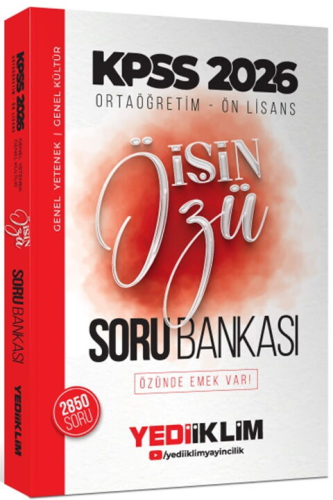 2026 Kpss Ortaöğretim-Önlisans İŞİN ÖZÜ Tek Kit.SB