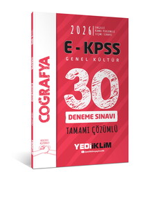 EKPSS GK COĞRAFYA 30 DENEM SINAVI -2026