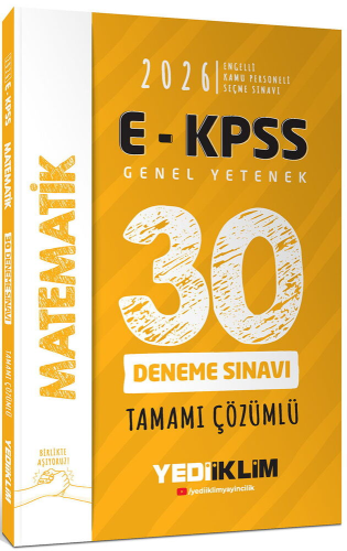 EKPSS GY MATEMATİK 30 DNM SINAVI -2026