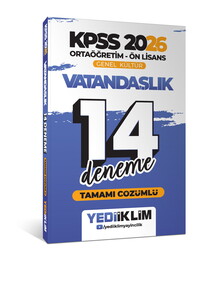 KPSS GK ÖNLİS.VATANDAŞLIK14 DENEME-2026