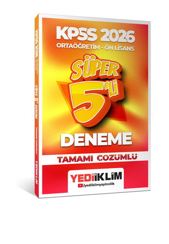 KPSS GYGK O.ÖĞR/ÖNLİSNS SÜPER 5 DNM-2026