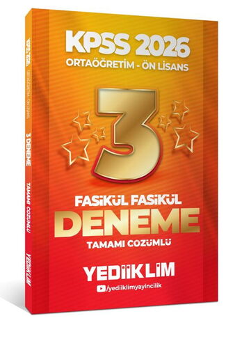 KPSS GYGK ORT/ÖNLİS. 3YILDIZ FS.DNM-2026