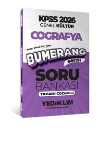 KPSS GK BUMERANG COĞRAFYA S.B-2026