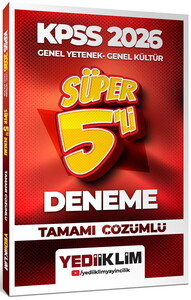 KPSS GK-GY TAM.ÇÖZ. SÜPER 5 DENEME-2026