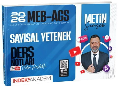 MEB-AGS SAYISAL YETENEK VİDEO DERS NOT -2026
