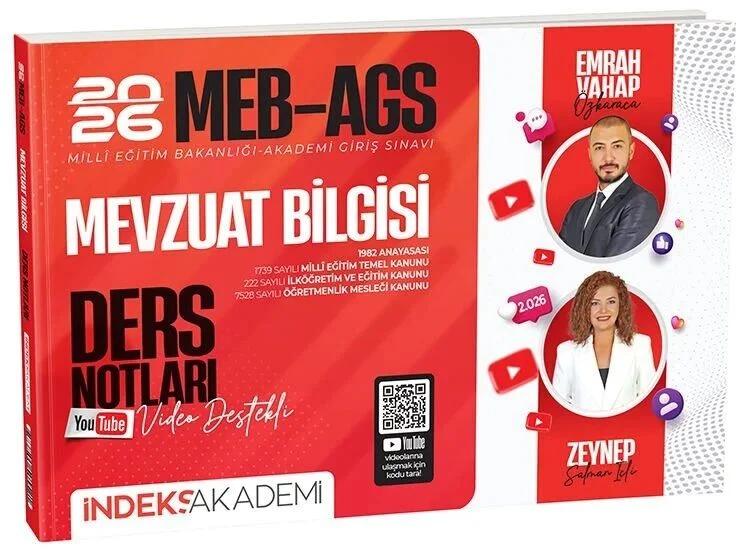 İNDEKS MEB AGS MEVZUAT VİDEO DERS -KA -2026