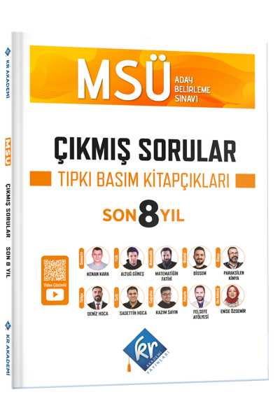 MSÜ ÇIKMIŞ SORULAR SON 8 YIL TIPKI BASIM -2026