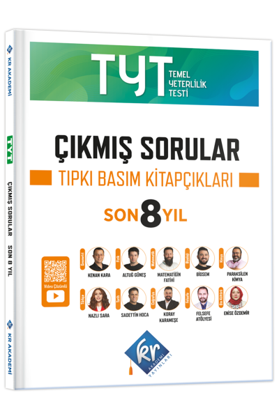 TYT ÇIKMIŞ SORULAR SON 8 YIL BASIM KİTA-2026