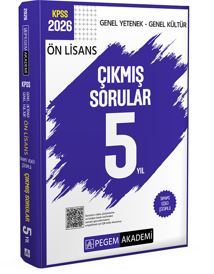 KPSS ÖN LİSANS GYGK ÇIKMIŞ 5 YIL SORULAR -2026