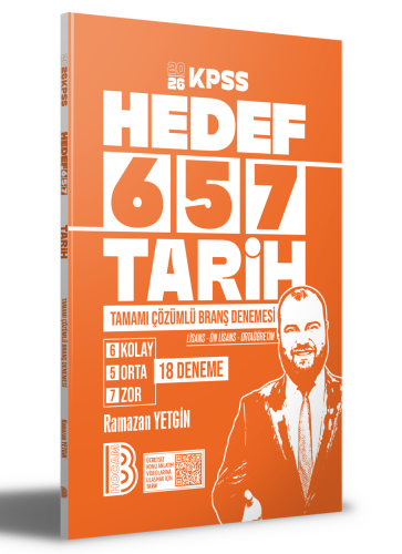 KPSS TARİH 18 DENEME -2026