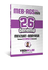 MEB AGS Mevzuat Anayasa Tamamı Yazılı ve Vid.-2026