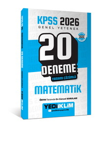 KPSS GY MATEMATİK 20 DENEME-2026