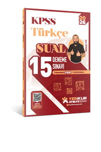 KPSS ATÖLYE SERİSİ TÜRKÇE 15 DENEME -2026 