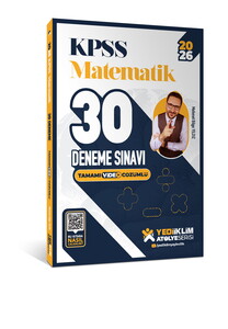 KPSS MATEMATİK 30 DENEME -2026