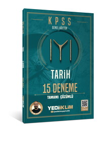KPSS GK TARİH 15 DENEME ÇÖZÜMLÜ-2026