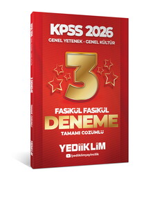 KPSS GY GKFASİKÜL 3 YILDIZ DENEME2026