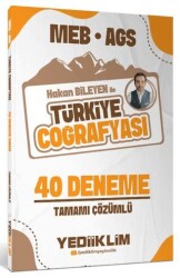YEDİİKLİM MEBAGS TÜRKİYE COĞRAFYASI 40 DENEME-2026
