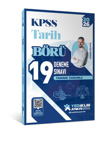 KPSS BÖRÜ TARİH 19 DENEME SINAVI-2026