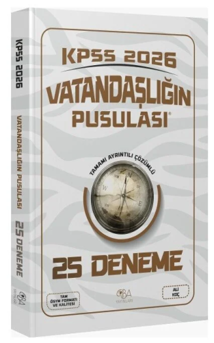 KPSS VATANDAŞLIK VATANDAŞLIĞIN PUS.25 DEN.-2026