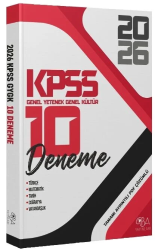 KPSS GYGK 10 LU DENEME -2026