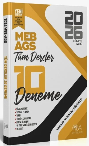 MEB- AGS TÜM DERSLER 10 DENEME -2026