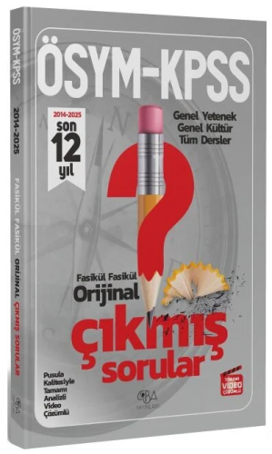 KPSS GYGK SON 12 YIL ÇIKMIŞ SORULARI -2026