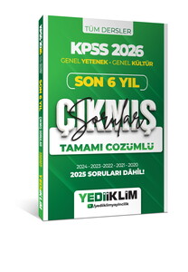 KPSS Genel Yetenek Genel Kültür Son 6 Yıl -2026