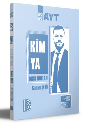 AYT KİMYA VİDEO DERS NOTLARI -2026