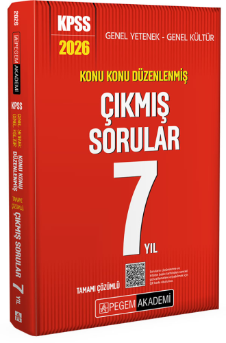 KPSS GYGK KONU KONU DÜZENLENMİŞ 7YIL ÇS -2026