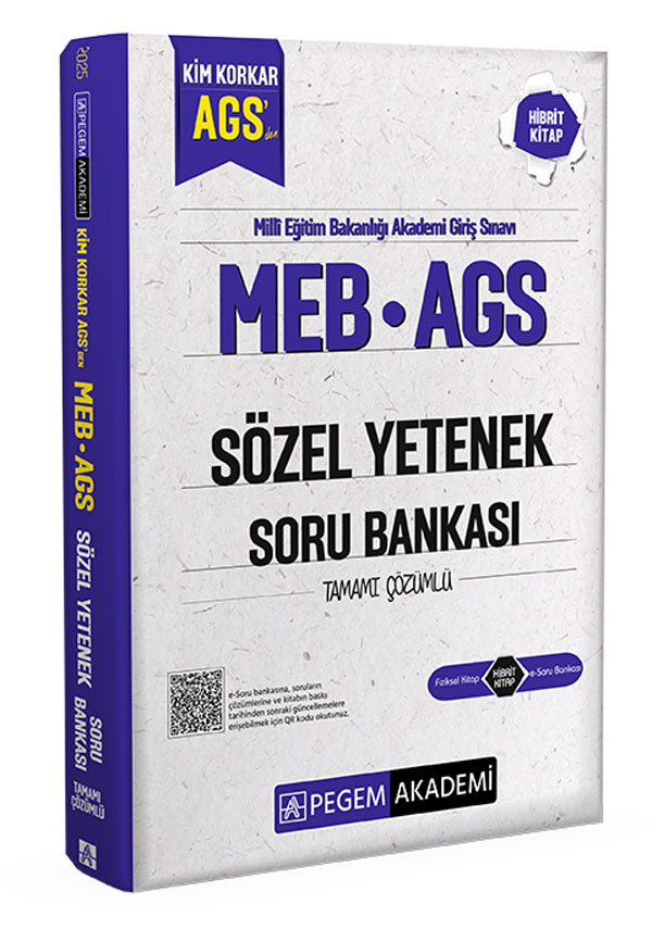 MEB AGS KİM KORKAR SÖZEL YETENEK -SB- 2026