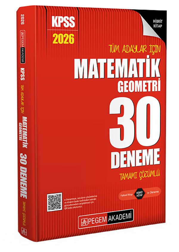 KPSS TÜM AD.İÇİN MATEMATİK GEOMETRİ 30 DEN-2026