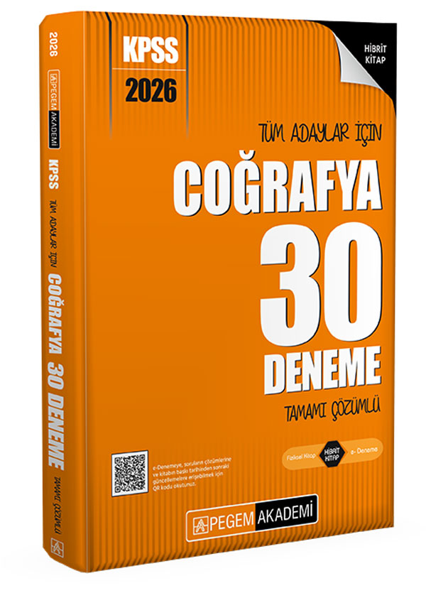 KPSS COĞRAFYA TÜM ADAYLAR İÇİN 30 DENEME -2026