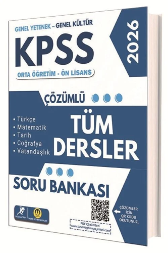 KPSS ORTAÖĞRETİM-ÖNLİSNAS TÜM DERSLER SB- 2026