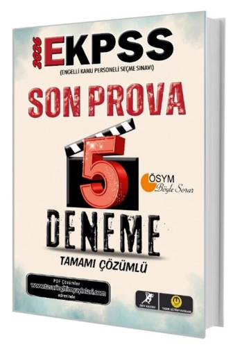 EKPSS SON PROVA 5 ÇÖZÜMLÜ DENEME -2026