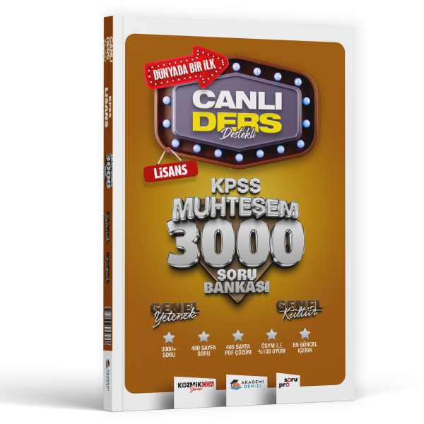KPSS CANLI DERS LİSANS GYGK 3000 SB - 2025-26