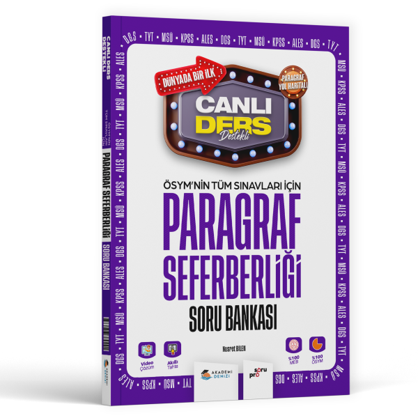 ÖSYM TÜM SINAVLAR İÇİN S.B. PARAGRAF SEFERBERLİĞİ