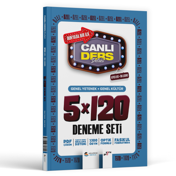 KPSS CANLI DERS LİSE ÖNL.GK/GY5Lİ DNM SETİ - 25-26