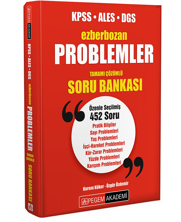 Ezberbozan KPSS ALES DGS Problemler Tamamı Çöz.SB