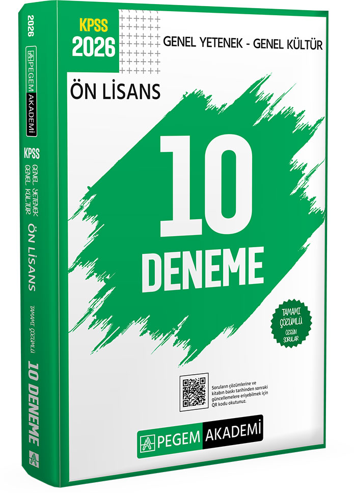 KPSS GYGK ÖN LİSANS 10 DENEME -2026